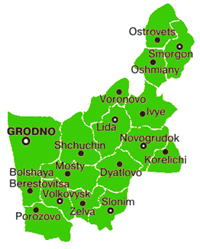 グロドノ州MAP